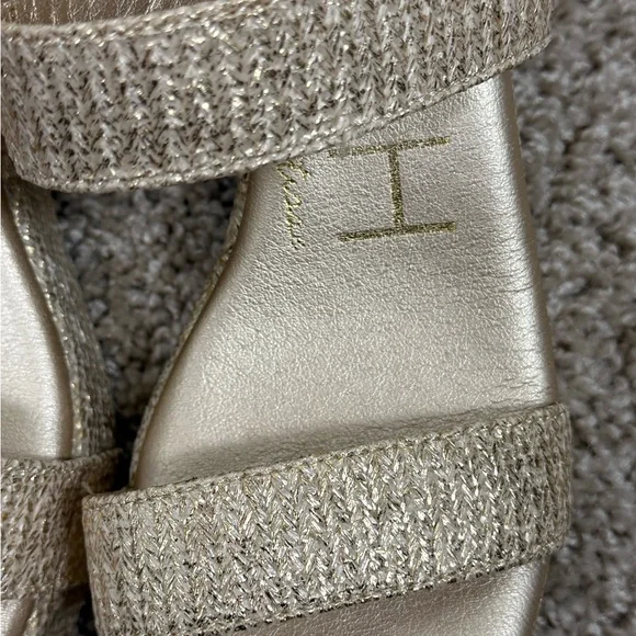 Beach by Matisse sable gold platform sandals size 7 - Picture 10 of 11